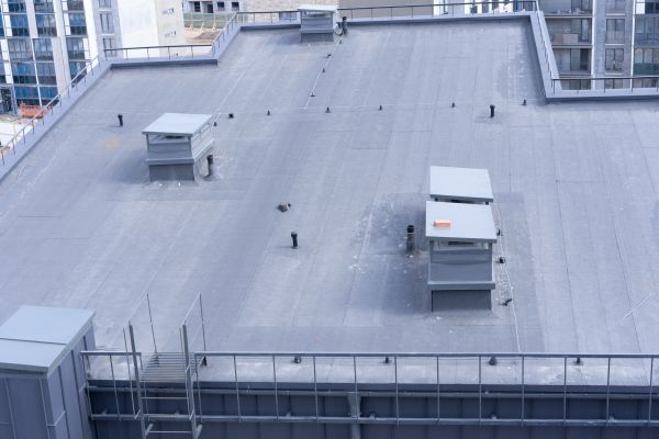 Single Ply Roof Installation in New Milford
